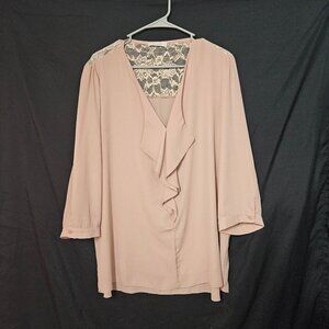Dusty Pink Lizalu Blouse